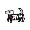 Cartoon Animal Skeletton Kreatives Bultrasound -Bild Brosche für Jungen 7pcsset Emaille Pin Vollhundkatze Kaninchen Bird Metal Badges 7121149