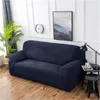 Cubiertas de silla Sofá de esquina de color sólido elástico para sala de estar Estiramiento Moderno de algodón Toalla L Forma de l-forma Sección de sofá Sección de sofá