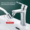 NOUVEAU 720ﾰUniversal Cuisine Robinet Anti-éclaboussures Aérateur Salle De Bains Robinet Rotatif Pulvérisateur Économie D'eau Buse Extender Adaptateur