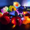 LED Rose Flower Party Favor Single Luminous Rose Multicolor Eternal Roses Romantic Valentine's Day Birthday Present