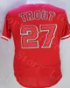 Maglie da baseball LA Mike Trout Shohei Ohtani Hunter Renfroe Taylor Ward Brandon Drury Gio Urshela Luis Rengifo Zach Neto Patrick Sandoval Anthony Rendon ANGELS 4XL