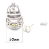 NXY Chastity Device Frrk Giocattolo per il controllo della gabbia per uccelli del sesso maschile in acciaio inossidabile con catetere Divertimento in metallo e serratura 0416