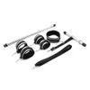 Juguetes Bondage Set Bdsm Esposas sexy Tobillo Puños Collar Acero inoxidable Metal Barra esparcidora Restricciones Juguetes para parejas Juegos para adultos 0BGQ