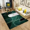 Carpets Nordic Modern Bedroom Living Room Carpet Géométrique Résumé Sof à rayures Table basse