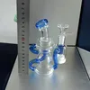 2022 latest backflow Bong Hookahs oil rig bubble bong full height 5.5 inches free rubber plug Horn Bowl