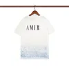 남성 t-셔츠 여름 브랜드 남성 여성 반팔 t-셔츠 편지 인쇄 A1 Mir 패션 캐주얼 스트리트 TopsMen's