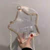 イブニングバッグBolso de Hombro Transparente Con Pentagrama Para Para Mujer Bandolera Acrlica Lujo Moda Verano 2022 220517