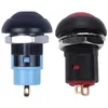 Switch Pcs On-Off Latching Waterproof 12Mm Push Button SPST 2A IP67 Red & BlackSwitch