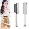 2 In 1 Negatieve ionkam Kam professionele dual-purpose spalk Haar rechteiger binnenkant van de gesp gietkam Hair Styler Tool 220623