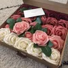 Dekorative Blumenkränze, Mini-Fake-Rosenblütenköpfe, 100 Stück, künstliche, stammlose Massen-Hochzeits-DIY-Bastelarbeiten, Stirnbänder