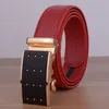 Belts Factory Outlet Design Automatic Buckle Belt High Quality Genuine Leather Men Luxury Male Pants Waistband