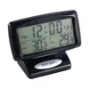 Interiördekorationer Bil Dual Thermometer 2-i-1 Luminous Digital Display Clock Accessories Interior