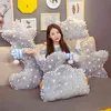 Funny Plush Sky Series Luminous Cloud Moon Star Cushion Soft Kawaii Stuffed Toys For Children Baby Kids Toy Girl gift J220704