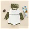 Rompers JumpsuitsRompers Baby Kids Clothing Baby Maternity Girls Boys Cartoon Cow Print Romper Infant Toddler Dhgcs