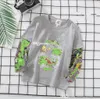 Designer Kids Casual T-Shirt Fashion Toddler Cartoon Color Match Long Sleeve Tee Stirts Kids Sports Boutique Clothing C7023