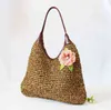 nouveau et en forme de V crochet tissé fronde épaule portable sac paille plage loisirs femmes sacs à main conception offres destockage