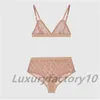 2022 Verão Swimsuit Beach Grid Letra Diamante Lace Beach Feminino Bikini Strap Terno Sexy Swimsuits Classic Mulheres Swimwear Design