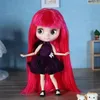 ICY DBS Blyth Middie Doll Joint Body 20cmカスタマイズされた人形衣服と靴を含むカスタマイズされた人形diy Toy Gift for Girls 220707