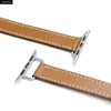 Urvoi Attelage Double Tour para Watch Band Series 7 6 SE 5 4 321 ELEGANT CONEXTION GENUINA CHURTA DE CALARO 2205074658339