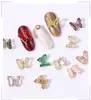 Nail Art Butterfly Jewelry Three Dimensional Super Flash Rhinestone Opal Bow Zircon Butterflies Shape Nail Decoration