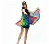 Ptakowe skrzydła peleryny Wrap Women Premium Butterfly Shawls Fairy Ladies Cape Nymph Pixie Costume