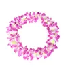Hawaiianische Blumengirlande Halskette Hula Leis Festliche Partygirlanden Künstliche Seidenblumen-Halskette Kränze Hochzeit Strandparty-Girlande SN4483