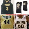 Szwy Custom College NCAA Purdue Boilermaker Basketball Jersey 4 Emmanuel Dowuona 5 Newman 11 Isaiah Thompson 12 Evan Boudreaux 14 Jared Wulbrun Custom S.