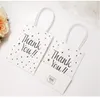 Geschenkwikkeling Kraft Paper Bag Festival Kerstverjaardag Kleine Verpakking Dankje Draag uw bloemendruk draagbaar met lintengift wrapgift