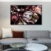 Abstract Australian Dark Bouquet Painting Modern Canvas Posters And Prints Wall Art Picture for Living Room Bedroom Decoration