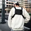 Nouveau mode Hip Hop Style bandoulière sac à bandoulière pour hommes et femmes décontracté Oxford Streetwear gilet taille Packs