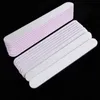 50pcslot Emery Board Nail Files 100180 8080 Professional Red Plastic Grey Sandpaper Manicure Nail For Art7166170
