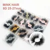 RED SIREN Mink Lashes Vente en gros 5/10/50 paires Fluffy Real Vison Hair Natural Eyelashes Vente en gros Court Wispy Mink Eyelashes Bulk AA220316