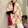Толстые кашемирские женщины шарф зима теплые платки завершают роскошь 2020 бренд печатные шарфовые шарфы женский echarpe266h