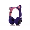 Cat Cute Ears سماعات الرأس اللاسلكية الكرتون Bluetooth Headphons Headphons Spossplosion E-sports E-sports