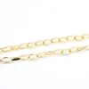 Lås hänge guldhalsband designer hängkedjor för kvinnor och män fest bröllopälskare presentmärke smycken med dammväska