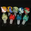 Hookah 14mm 18mm Heady Glass Slides Bowl Pieces Wig Wag dry herb Holder bowls Glass Water Pipes Ash Catcher Bubbler Dab Rigs