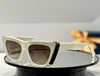 Moda L gafas de sol frescas para mujeres hombres verano 1658 estilo ojo de gato placa retro anti-ultravioleta gafas de montura completa caja aleatoria