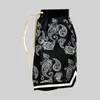 Harajuku Shorts streetwear Men Bandana Pattern Fashion Shorts Shorts Hip Hop Cashs Bottoms Elastic Wais Man Casual Pants 220602