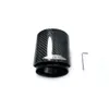 Black Chrome e fibra de fibra de carbono Dica de silenciador para mini ponta de escape R55 R56 R57 R58 R59 R60 R61 F54 F55 F56 F57 F60