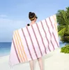 Serviette de plage gland femmes absorbant léger coton serviette pour voyage piscine bain Camping Yoga Gym 90*180cm