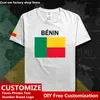 Benin Beninese Country Flag T-shirt gratis anpassad Jersey Diy Namn nummer 100% bomullst-shirts Män kvinnor Lossa Casual T-shirt 220609