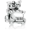 Andy Jewel Authentic 925 Sterling Silver Beads Miki och Mini Vintage Car Charms Passar European Pandora Style Jewelry Armband Halsband 797174