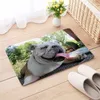 Dalmatian dogs printed Doormat for entrance floor door mat home decorative bathroom livingroom mats 3 sizes soft suede Antislip 220613
