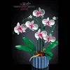 Moc Bouquet Orchid Block Flower Doxulents 화분에 빌딩 블록 10311 로맨틱 키트 어셈블리 건물 장난감 소녀 선물 220712에 적합합니다.