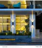 Vattentät vägglampa 6W LED utomhus aluminium sconce ac 85-265v belysning veranda trädgårdslampor inomhus hall garderob sovrum ljus