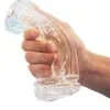 Ny transparent Masturbator Cup för män kött vibrerande ljus massager vagina riktig kvinnlig fitta vuxna leksaker sexig butik