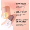 2 Pcs Natural Lip Plumper Gloss Pro Lips Enhancer Day & Night Moisturizing Repair Set Clear Lip Plumping Glosses Makeup