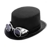 Boinas steampunk mass top para halloween gay jazz hatberets