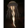 Hanging Beautiful Lighting Inflatable Jellyfish With LED For Nightclub Ceilling Or Music Party Decoration