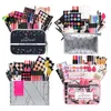 POPFEEL All In One Makeup Set (Eyeshadow, Ligloss, Lipstick, Brushes, Eyebrow, Concealer) Cosmetic Bag Eye Shadow Kit 220421